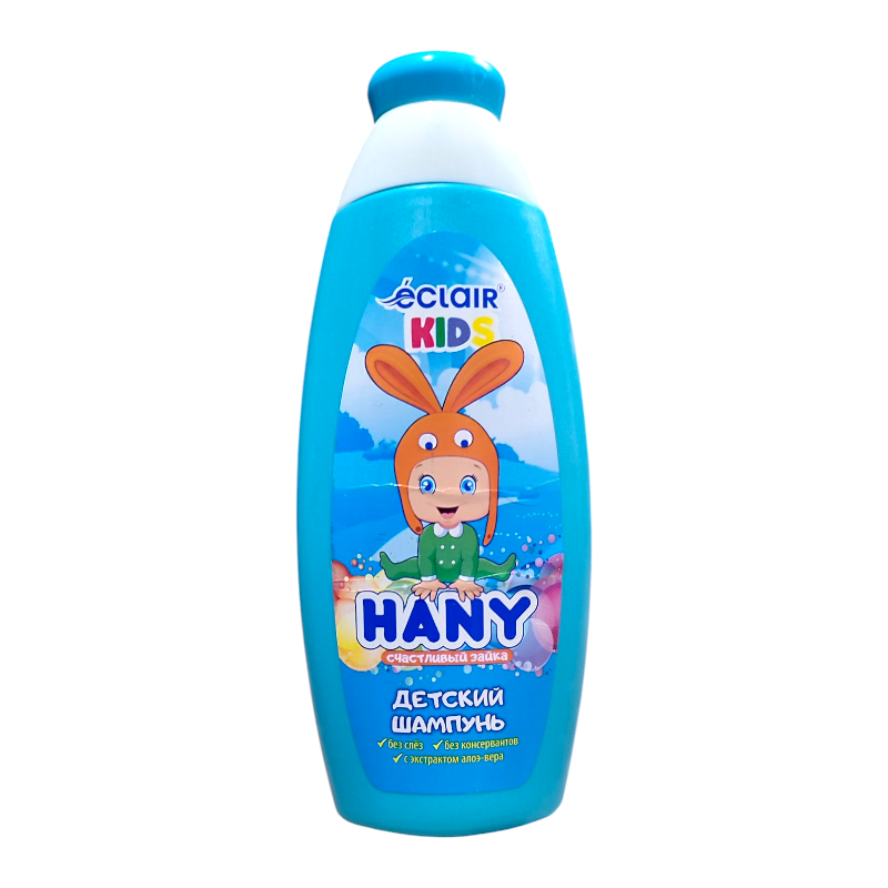 Дитячий шампунь Eclair Kids HANY з Д-Пантенолом Алоє-вера 240 мл.