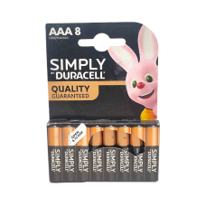 Батарейки LR03 Duracell Simply AAA 8 шт. 2463