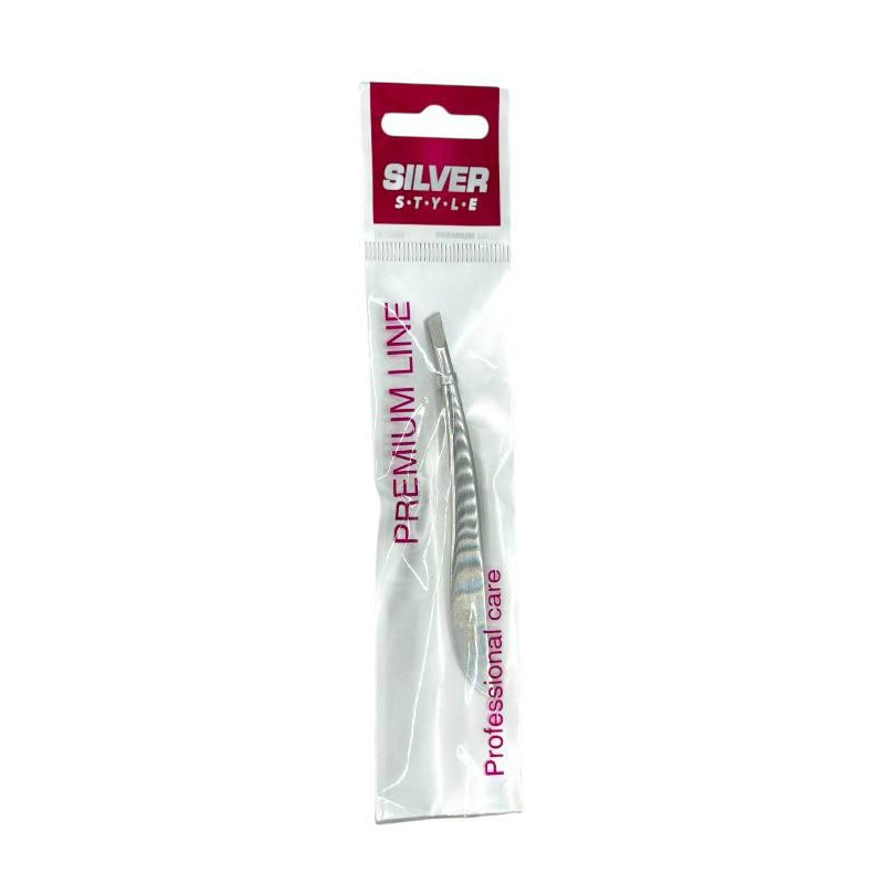 Пінцет Silver Style SP 7094 скошений полібіг