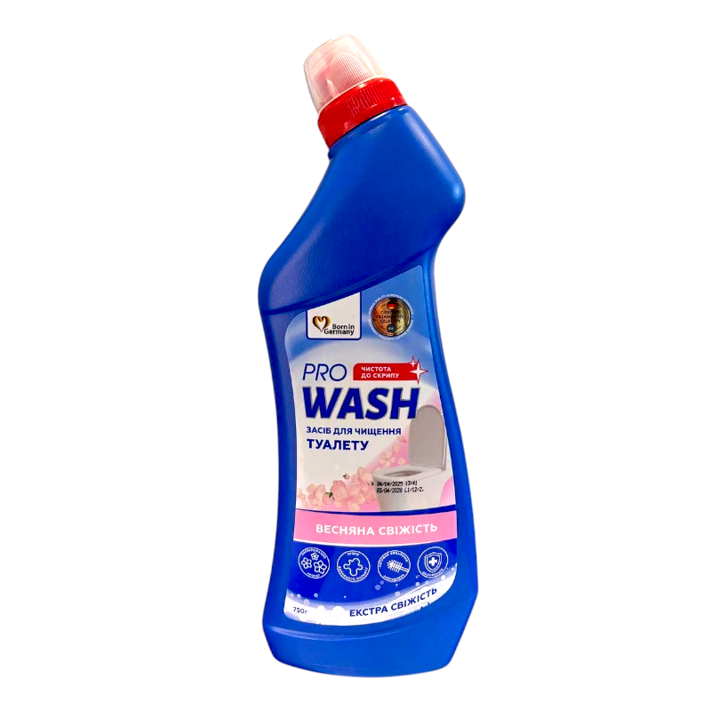 Средство для чистки унитаза PRO WASH Весенняя свежесть 750 г 5499