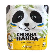 Туалетний папір Сніжна панда Aroma Арома 2 шари 4 шт.