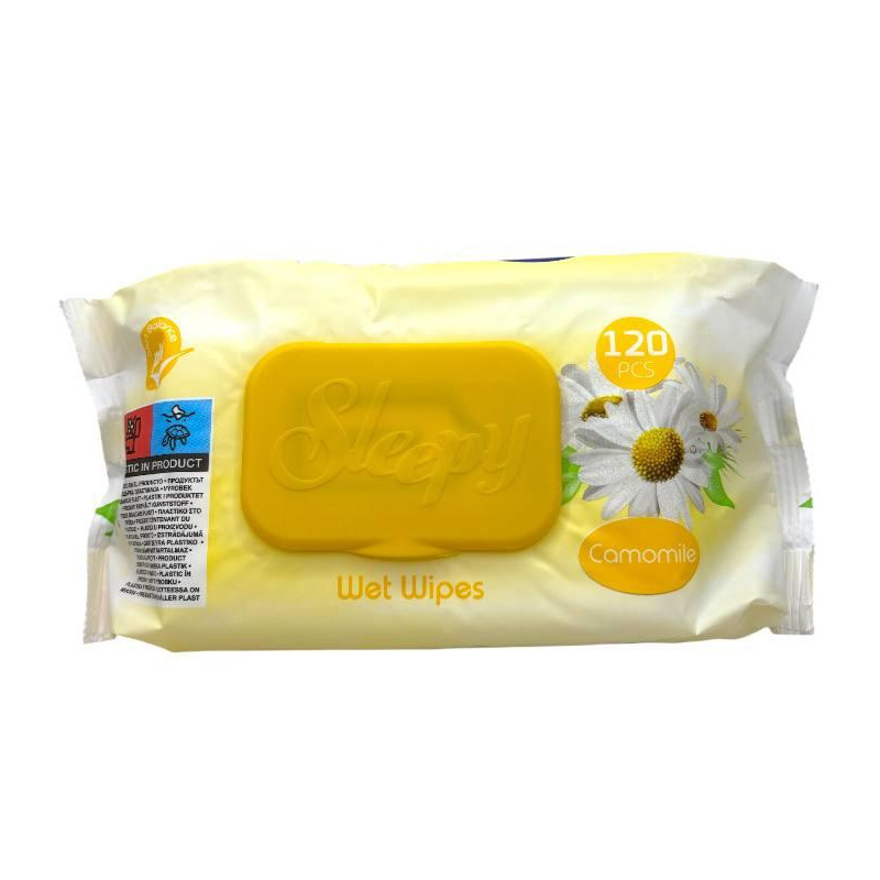 Серветки вологі Sleepy Camomile 120 шт.