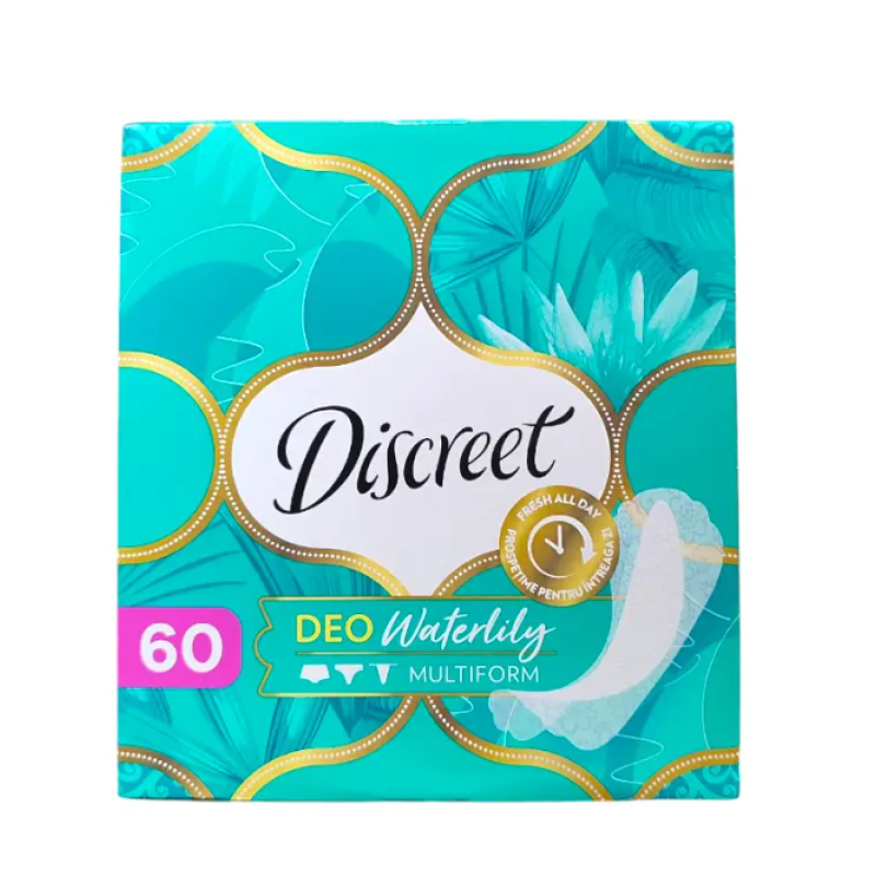 Гігієнічні прокладки щоденні DISCREET Deo Waterlily Мультиформ 60 шт.