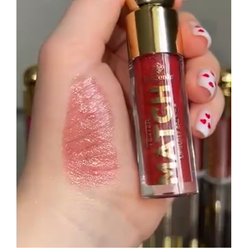 Блиск для губ Bogenia BG 712 Match Lipgloss Sparkle Bogenia 009 4.6 мл
