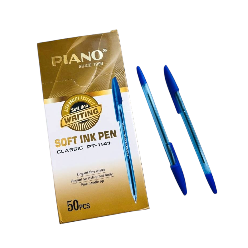 Ручка кулькова Piano синя 50 шт.