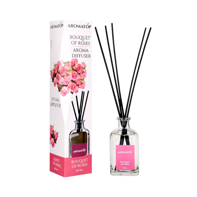 Аромодифузор AROMATOP Bouquet of roses Букет троянд 100 мл 0529