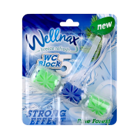Туалетний блок для унітаза Wellnax Strong Effect Pine Forest Сосна 57 г.