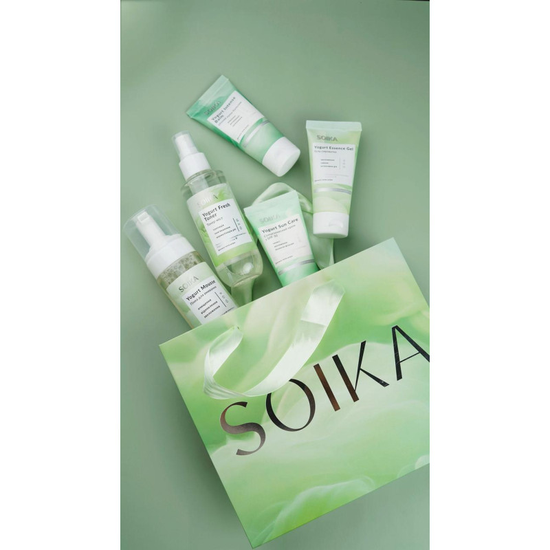 Пінка для вмивання SOIKA Yogurt Mousse з пребіотиками, очищення та зволоження 150 мл.