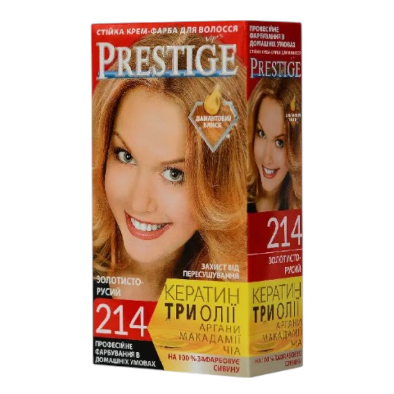 Фарба для волосся PRESTIGE 214 Золотисто-русявий Уцінка