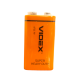Батарейка Videx крона 6F22 1062 - фото 1