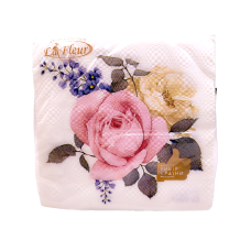 Серветка La Fleur Квіткове тріо 33х33 2 шари 16 шт.