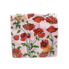 Серветка Макове полотно La Fleur 33х33, 2 шари,16 шт. 3968
