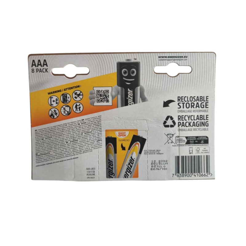 Батарейка Energizer LR3 Alkaline Power B8 8 шт 0662