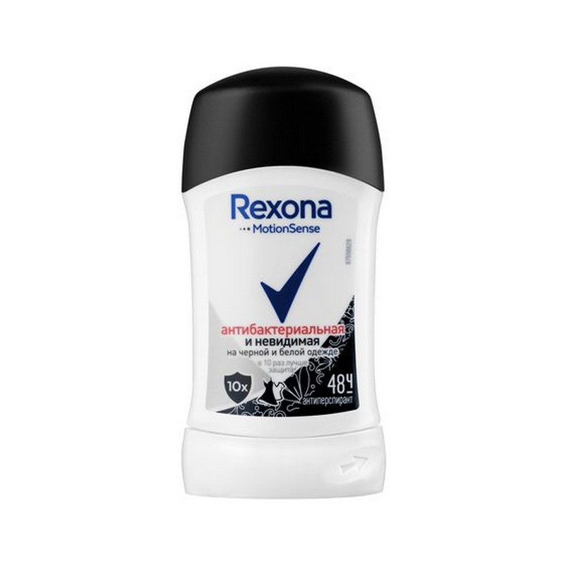 Антиперспірант Rexona жіночий сухий Чорне-біле 40 мл 6230