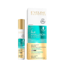 Гель проти зморшок EVELINE bioHYALURON EXPERT для шкіри навколо очей 15 мл