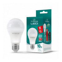 Лампочка Titanum 10 W TLA6010274 Е 27 A60 850 Lm, 75 Вт