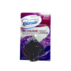 Таблетка для зливного бачка Kolorado WC COLOR Violet Lavander Фіолетова Лаванда 45 г.
