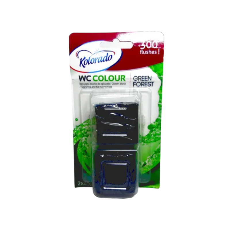Таблетка для зливного бачка Kolorado WC COLOR Green Forest 2 шт.