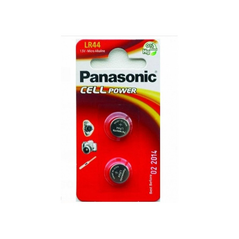 Батарейка LR-44 Power PANASONIC 2 шт. 8469