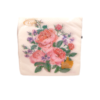 Серветка Ніжна композиція La Fleur 33х33, 2 шари,16 шт. 7669