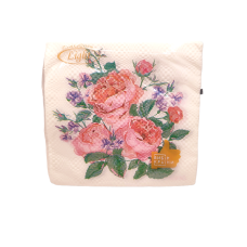 Серветка Ніжна композиція La Fleur 33х33, 2 шари,16 шт. 7669