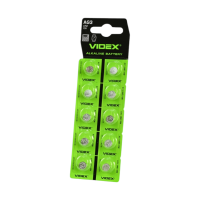 Батарейка Videx АG3 LR41 планшет 10 шт.