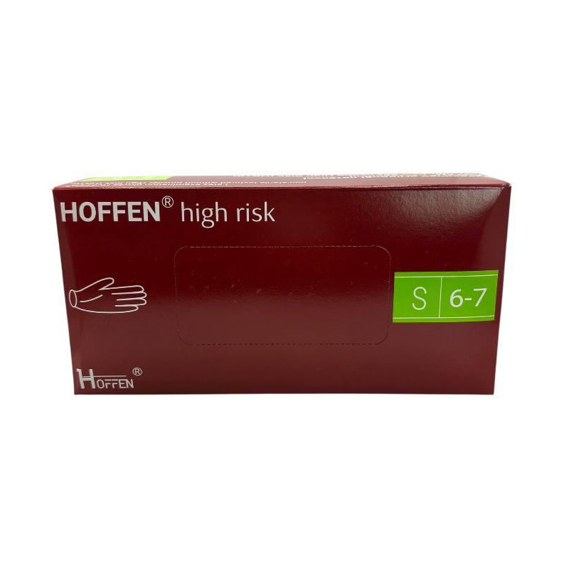Рукавички латексні HOFFEN S сині