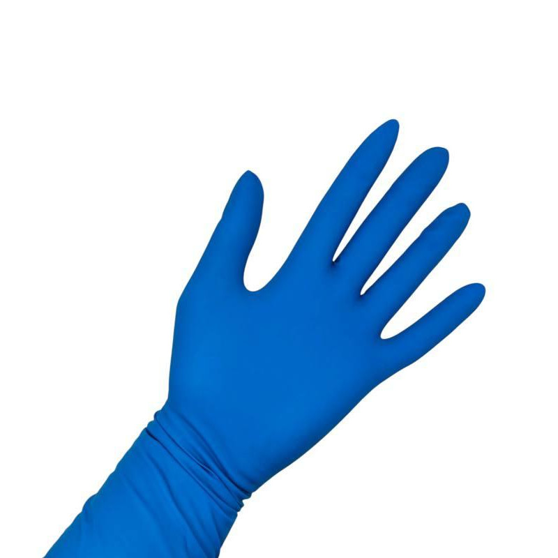 Рукавички латексні HOFFEN S сині