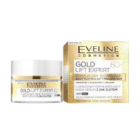 Крем-сироватка для обличчя EVELINE GOLD LIFT EXPERT 60+ омолоджуючий 50мл 1951