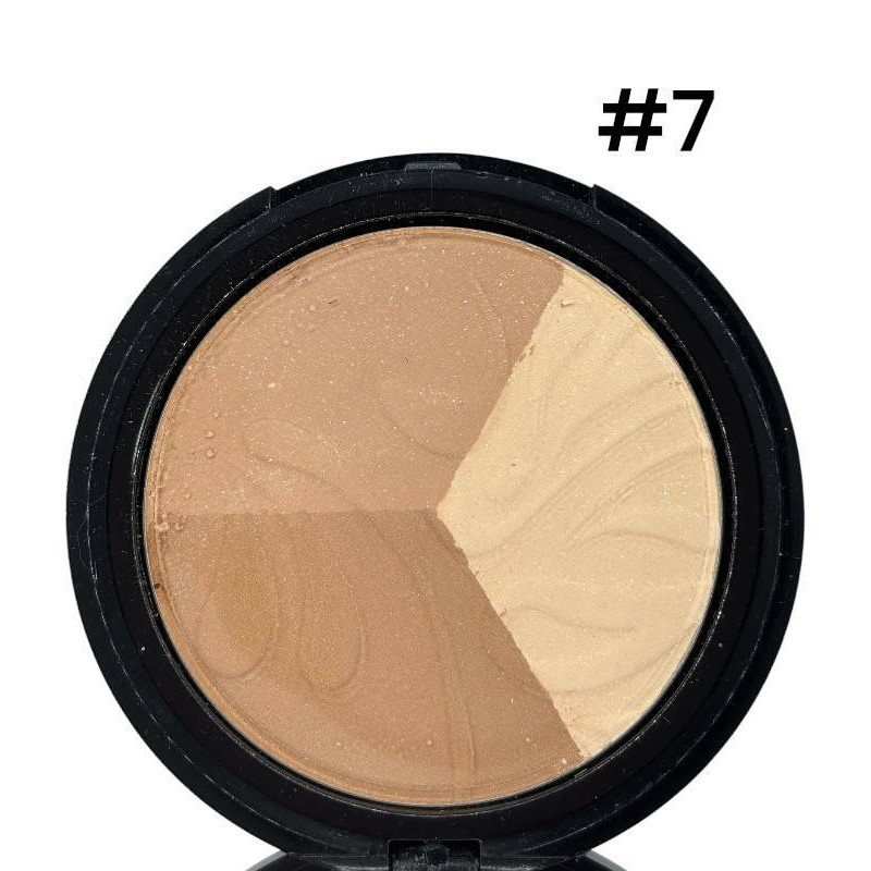 Пудра класик Eva Cosmetics №07 3-колірна 11 г 0318