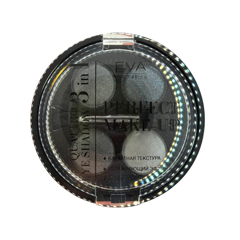 Тіні для повік Eva Cosmetics водостійкі 3 в 1 No 15 2039