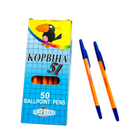 Ручка кулькова Корвіна синя 50 шт.
