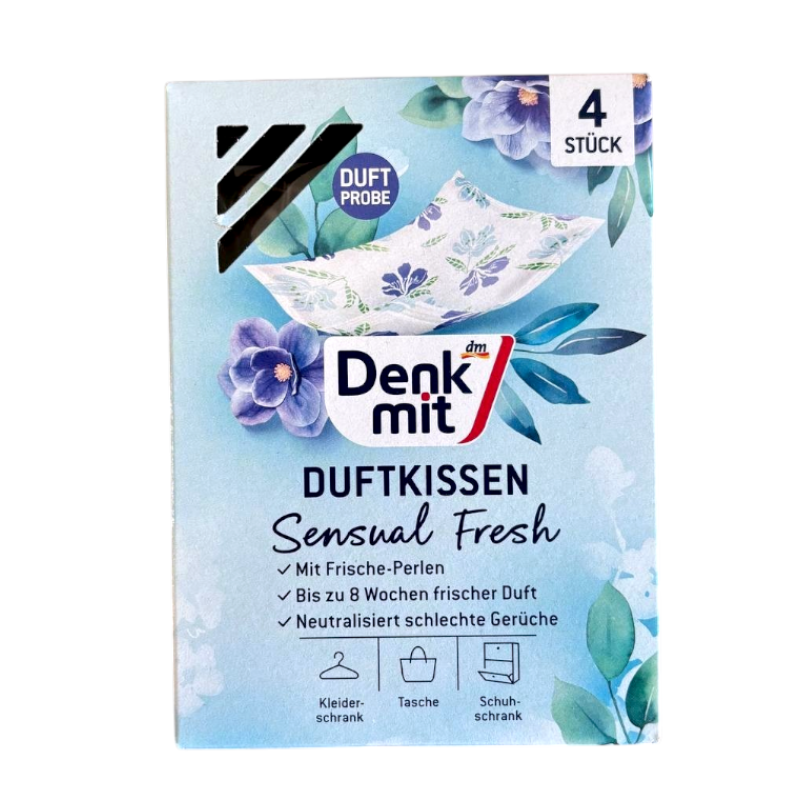 Ароматні подушечки для гардероба Denkmit Kissen Sensual Fresh 4 шт 1037