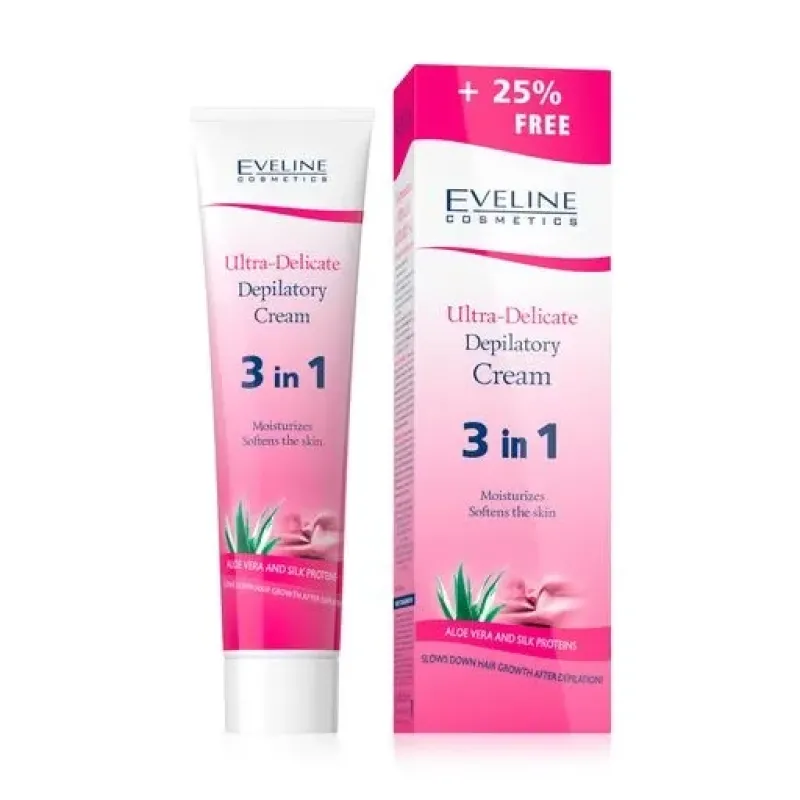Крем для депіляції Eveline Cosmetics Ультраніжний 3 в 1 125 мл.