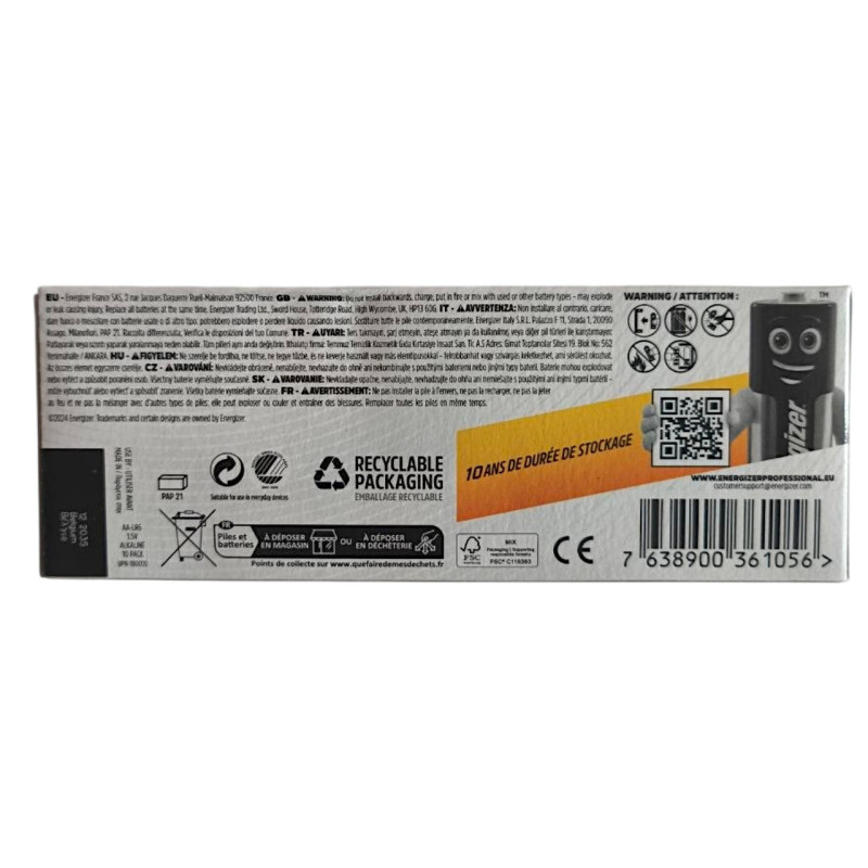 Батарейка Energizer LR6 Industrial P10 10 шт. 1056