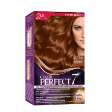 Крем-фарба для волосся Wella Color Perfect 6/74 Бурштиновий темно-русявий 135 мл 8345