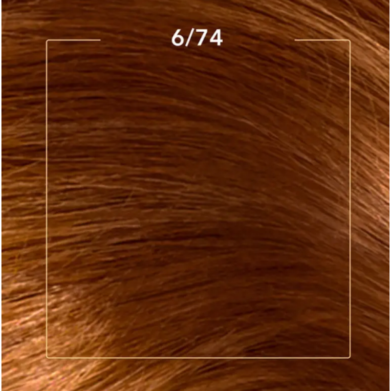Крем-фарба для волосся Wella Color Perfect 6/74 Бурштиновий темно-русявий 135 мл 8345