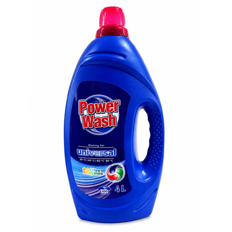Гель для стирки POWER WASH Универсальный 4л. 92 циклов стирки