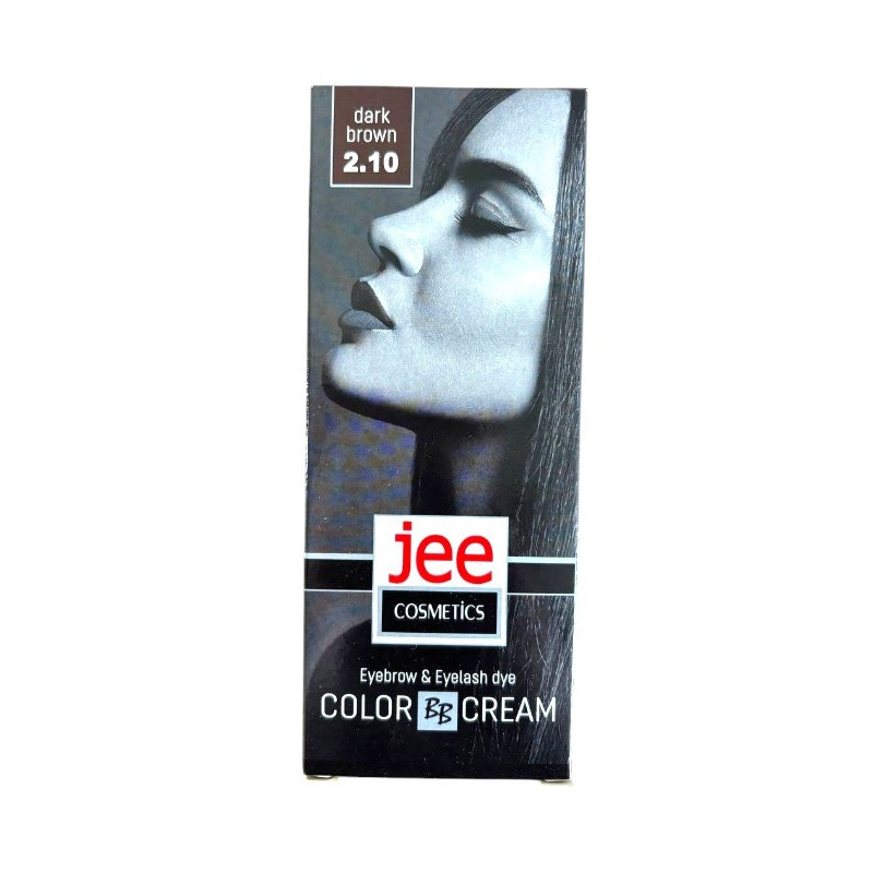 Фарба для брів і вій JEE COSMETICS 2.10 Темно-коричневий 50 мл 7890