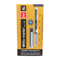 Ручка Writo-meter масляна 0,5 мм чорна 10 км 12 шт. 0172