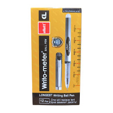 Ручка Writo-meter масляна 0,5 мм чорна 10 км 12 шт. 0172