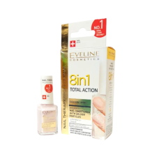 Засіб для зміцнення нігтів EVELINE NAIL THERAPY Professional GOLDEN SHINE 8 в 1 Регенерація 12 мл 9323