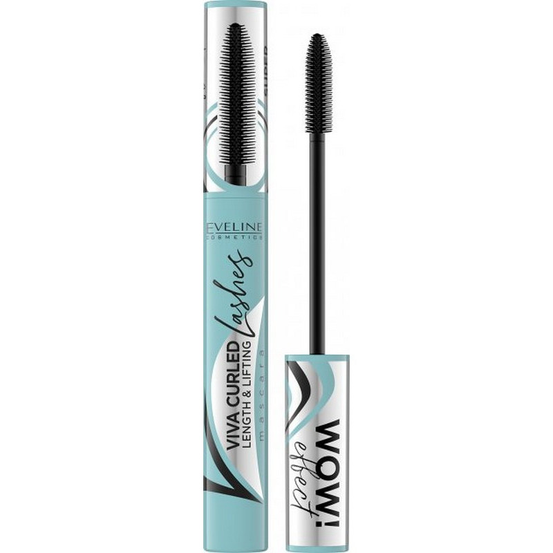 Туш для вій EVELINE VIVA CURLED LASHES Видовження та підкручування 10 мл.