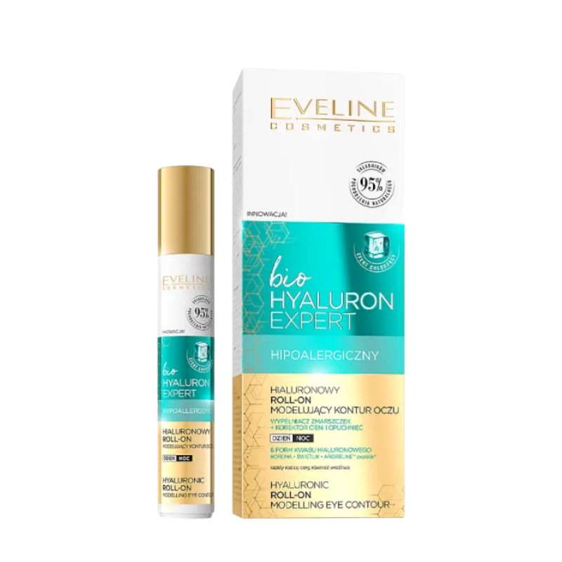 Гель против морщин EVELINE bioHYALURON EXPERT для кожи вокруг глаз 15 мл