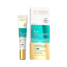 Крем для шкіри навколо очей Eveline bio Hyaluron Expert з ліфтинг-ефектом гіпоалергенний 20 мл.