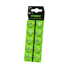 Батарейка Videx АG3 LR41 планшет 10 шт.