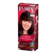 Крем-фарба для волосся стійка Florex Super 2,3 Шоколад