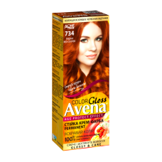 Стойкая крем-краска для волос Acme Color AVENA 734 Тициан