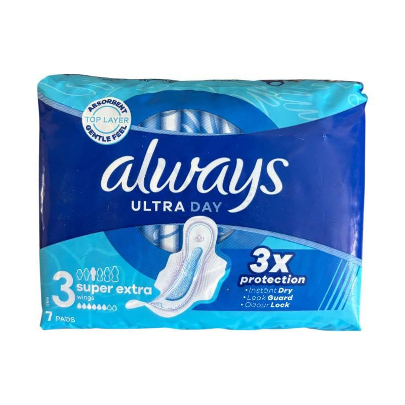 Гігієнічні прокладки ALWAYS Ultra Day Super Extra 7 шт.