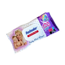 Салфетки влажные детские Freshmaker 120 шт. Jumbo Pack 1293